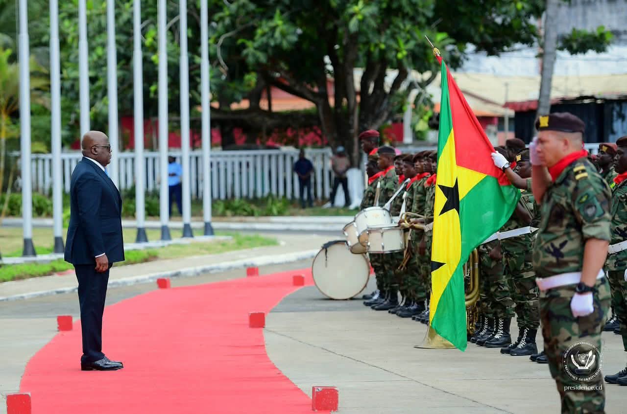 Tshisekedi à São Tomé pour l’investiture de Carlos Vila Nova