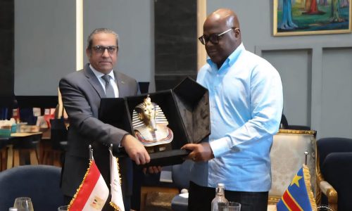 Tshisekedi en visite dans la Nouvelle Capitale Administrative d’Égypte