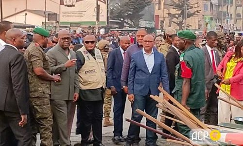 Félix Tshisekedi salue les travaux d’assainissement à Tshangu