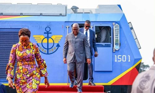 Félix Tshisekedi lance le balisage du fleuve Congo et de la rivière Kasaï