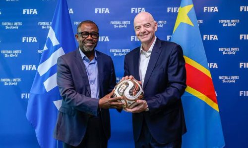 Veron Mosengo reçu par Gianni Infantino