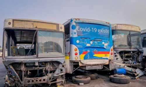 TRANSCO met en vente 165 épaves de bus et minibus à Kinshasa